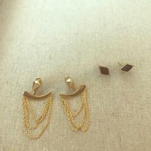 NWOT Stella & Dot Vesatile, 4 in 1 Earrings